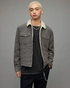 Deals 🧨 Bate Corduroy Jacket Iris Grey 🔔 -Cheap Women's Dresses Store MA002X 7808 4