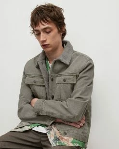 Flash Sale 👏 Arona Trucker Jacket Soft Green 👍 -Cheap Women's Dresses Store MA006Y 6845 5