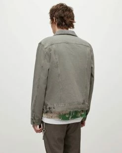 Flash Sale 👏 Arona Trucker Jacket Soft Green 👍 -Cheap Women's Dresses Store MA006Y 6845 6