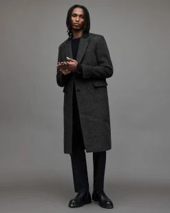 Buy 🎁 Tribeca 🧥 Coat Charcoal 🔥 -Cheap Women's Dresses Store MC048X 33 4