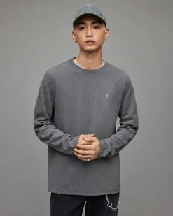 Best reviews of 🌟 Rowe Long Sleeve Crew T-Shirt Hazy Grey ❤️