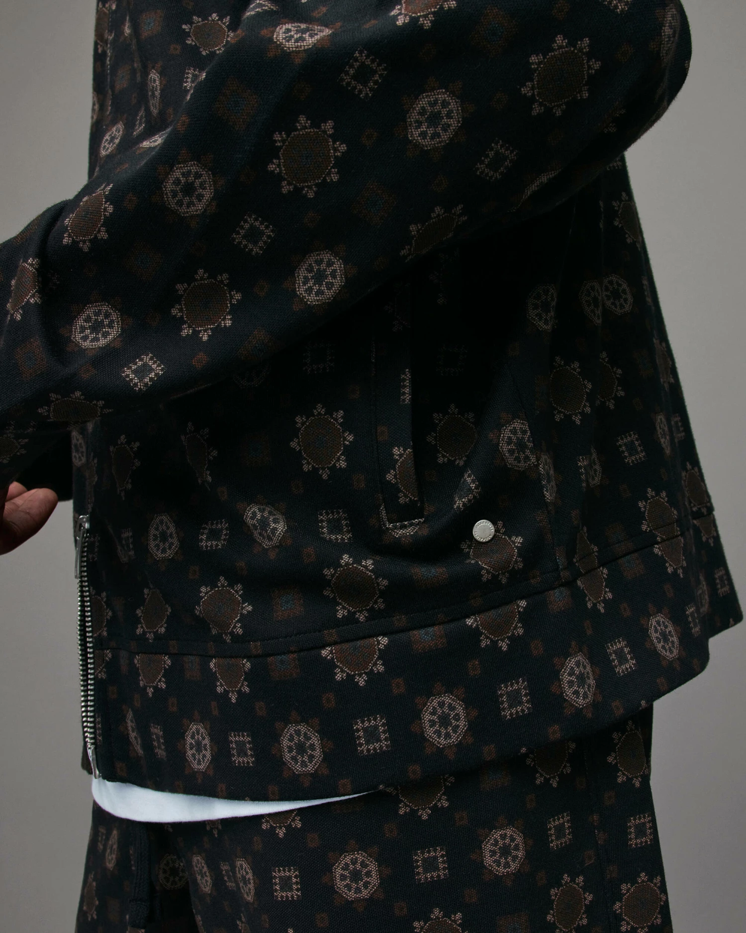 Brand new ๐ Flynn Zip Through Jacket Jet Black ๐ 6 Brand new ๐ Flynn Zip Through Jacket Jet Black ๐ - Image 6