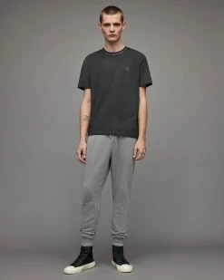Deals ❤️ Raven Cuffed Slim Sweatpants Stereo Grey 🛒 -Cheap Women's Dresses Store MF086X 8064 4