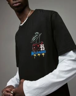 Hot Sale 🥰 CherryCrew T-Shirt Jet Black 🌟 -Cheap Women's Dresses Store MG182X 451 5