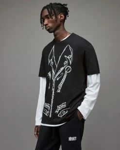 Best Sale 🧨 Rocker Crew T-Shirt Jet Black 🔔