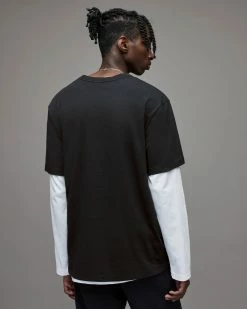 Best Sale 🧨 Rocker Crew T-Shirt Jet Black 🔔 -Cheap Women's Dresses Store MG219X 451 5