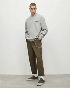 Buy 🥰 Underground Crew Sweatshirt Grey Marl 🥰 -Cheap Women's Dresses Store MG266Y 107 3