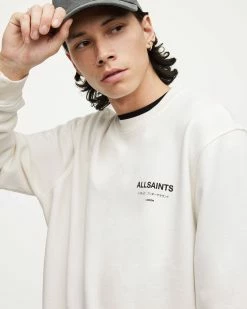 Deals 🧨 Underground Crew Sweatshirt Ashen White ✨ -Cheap Women's Dresses Store MG343X 7266 6