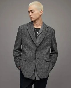 Cheap ⌛ Bardon Tweed Blazer Black/White ❤️