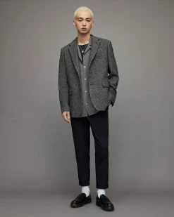 Cheap ⌛ Bardon Tweed Blazer Black/White ❤️ -Cheap Women's Dresses Store MJ031X 250 3