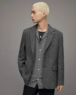 Cheap ⌛ Bardon Tweed Blazer Black/White ❤️ -Cheap Women's Dresses Store MJ031X 250 4