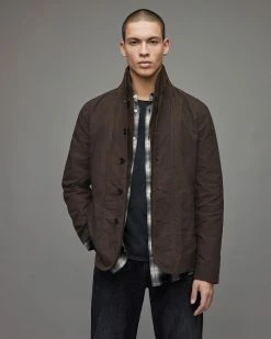 Coupon 😉 Olin Double Layered Blazer Dark Brooklyn Brown ✔️