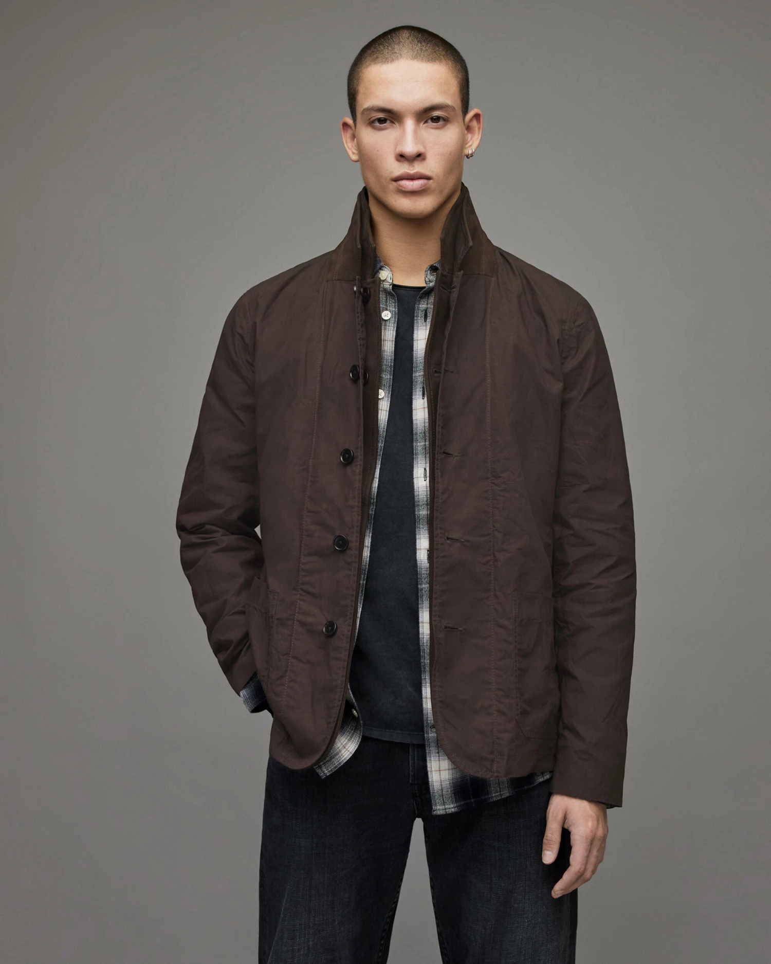 Coupon π Olin Double Layered Blazer Dark Brooklyn Brown βοΈ 1 Coupon π Olin Double Layered Blazer Dark Brooklyn Brown βοΈ