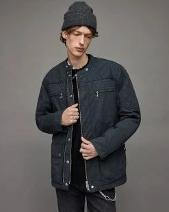 Best Sale 🎁 Viser Faux Sherpa Lined Jacket Steel Grey 🌟