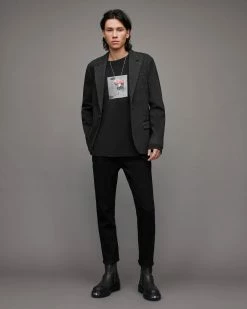 Best reviews of 🔥 Mercier Single Breasted Jacket Black 🛒 -Cheap Women's Dresses Store MJ081W 5 3