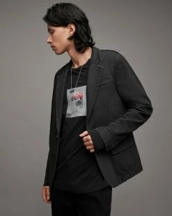 Best reviews of 🔥 Mercier Single Breasted Jacket Black 🛒 -Cheap Women's Dresses Store MJ081W 5 4