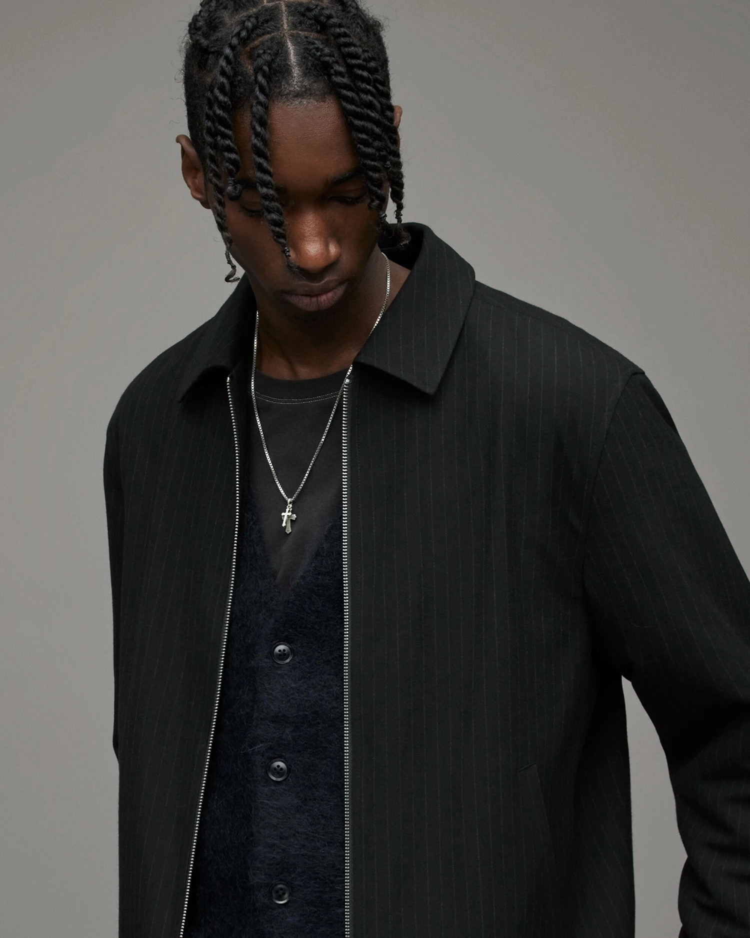 Discount π Barrow Pinstripe Jacket BLK/CHLK PINSTRIPE β¨ 2 Discount π Barrow Pinstripe Jacket BLK/CHLK PINSTRIPE β¨ - Image 2