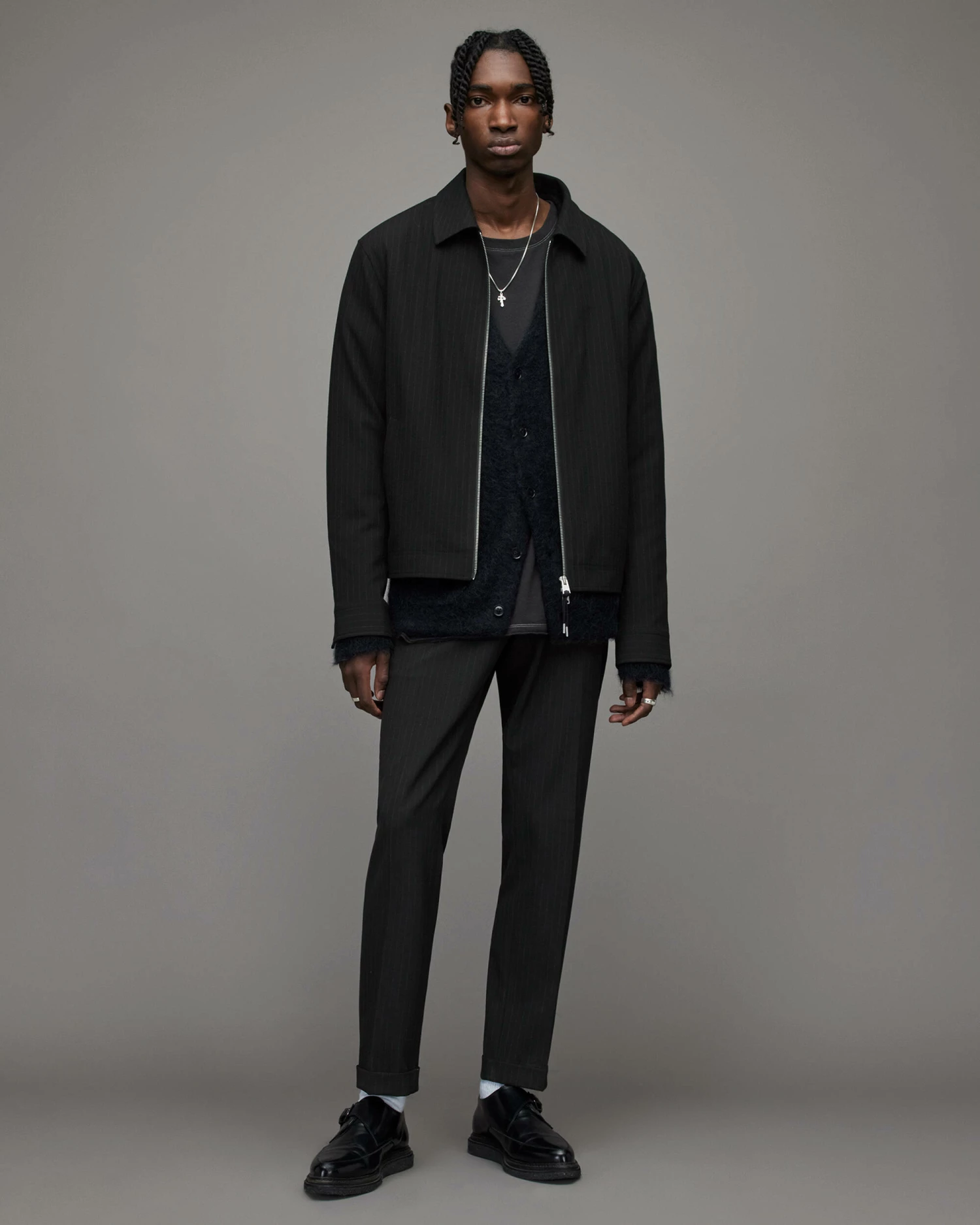 Discount π Barrow Pinstripe Jacket BLK/CHLK PINSTRIPE β¨ 3 Discount π Barrow Pinstripe Jacket BLK/CHLK PINSTRIPE β¨ - Image 3