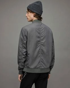 Best Pirce 🌟 Bassett Ramskull Bomber Jacket Dark Grey 🎁 -Cheap Women's Dresses Store MJ125X 584 6