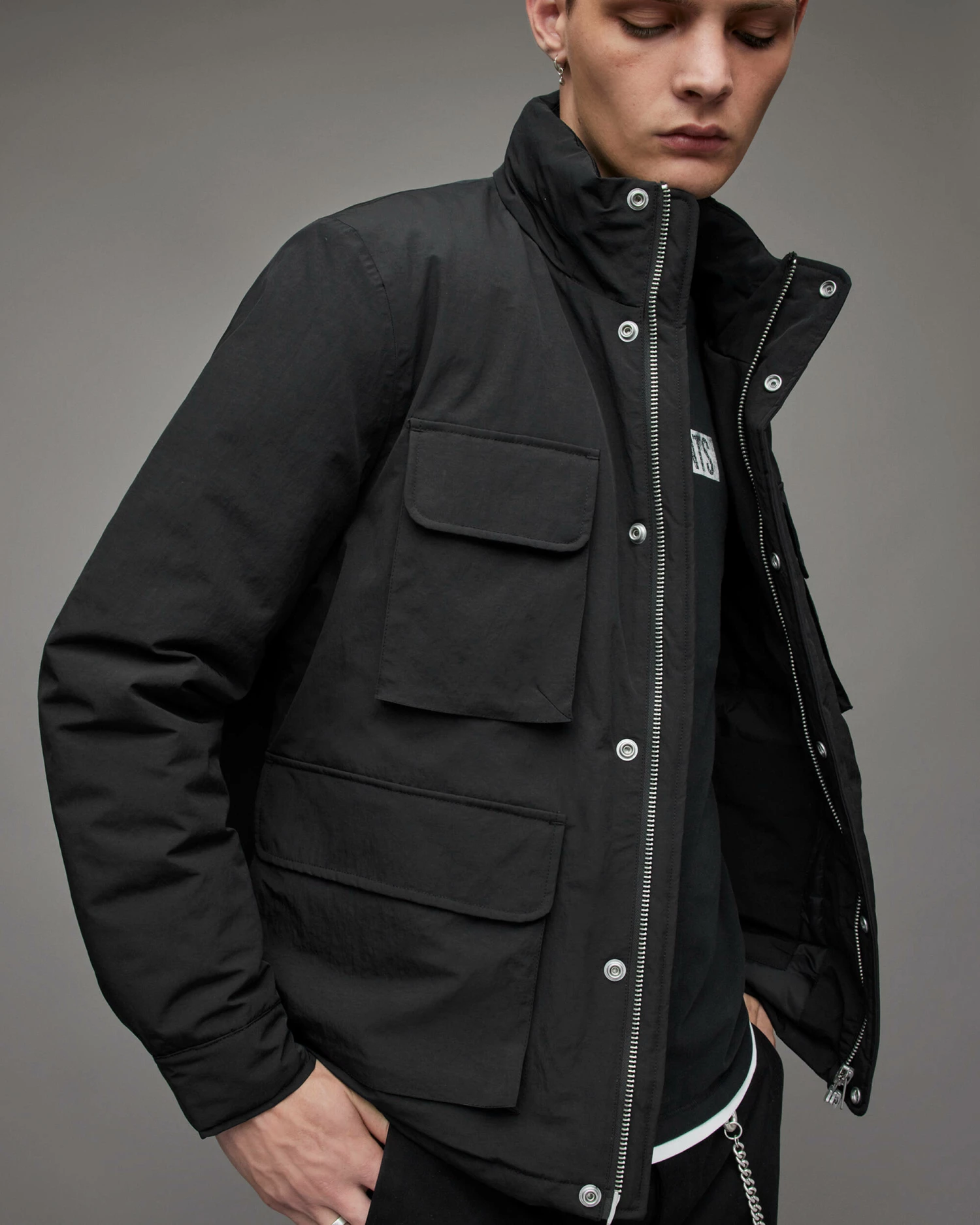 Outlet โค๏ธ Maso Padded Jacket Black ๐ 2 Outlet โค๏ธ Maso Padded Jacket Black ๐ - Image 2