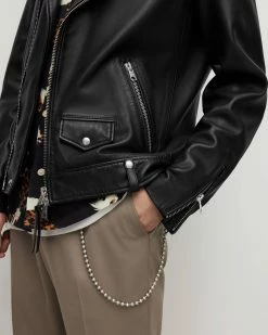 Best reviews of 🤩 Milo Leather Biker Jacket Black 😉 -Cheap Women's Dresses Store ML025N 5 4