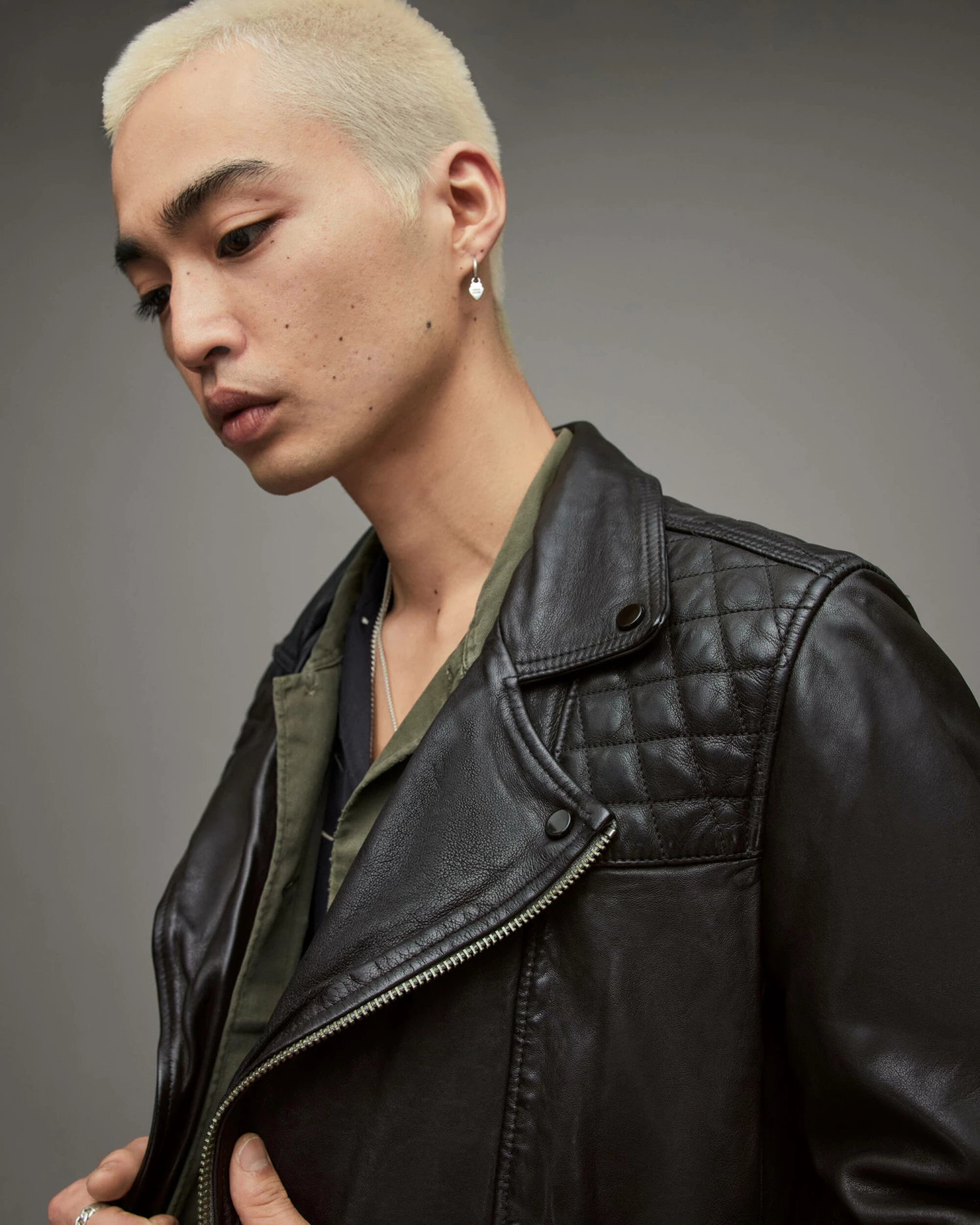 Wholesale ๐ฏ Conroy Leather Biker Jacket Ink Navy โค๏ธ 2 Wholesale ๐ฏ Conroy Leather Biker Jacket Ink Navy โค๏ธ - Image 2