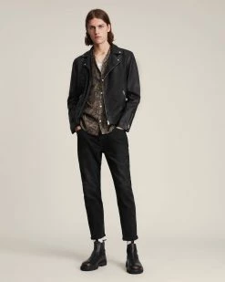 Best Pirce โ๏ธ Tyson Leather Biker Jacket Black ๐ 10 Best Pirce โ๏ธ Tyson Leather Biker Jacket Black ๐ -Cheap Women's Dresses Store ML101T 5 5