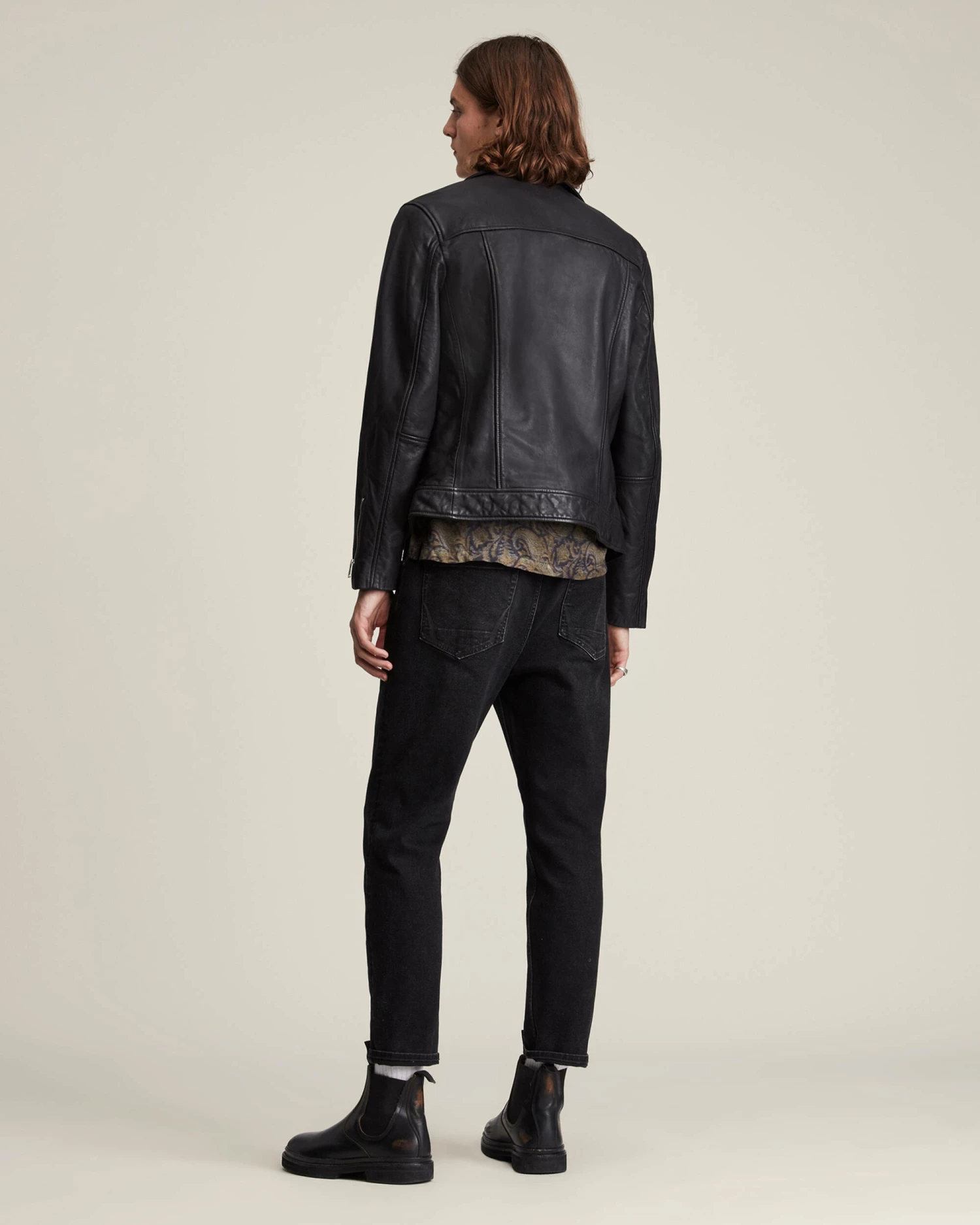 Best Pirce โ๏ธ Tyson Leather Biker Jacket Black ๐ 6 Best Pirce โ๏ธ Tyson Leather Biker Jacket Black ๐ - Image 6