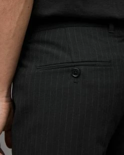 Top 10 👏 Barrow Pinstripe Slim Trousers BLK/CHLK PINSTRIPE 🎉 -Cheap Women's Dresses Store MM043X 7995 5