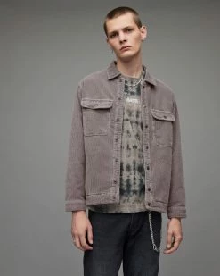 Promo 😍 Castleford Corduroy Overshirt Gargoyle Grey ✨