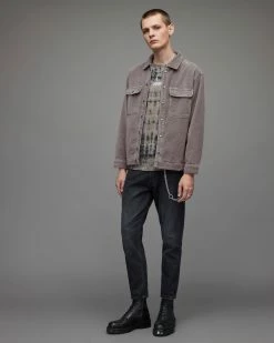 Promo 😍 Castleford Corduroy Overshirt Gargoyle Grey ✨ -Cheap Women's Dresses Store MR018V 6747 3