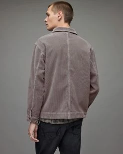 Promo 😍 Castleford Corduroy Overshirt Gargoyle Grey ✨ -Cheap Women's Dresses Store MR018V 6747 6