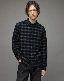 Brand new β Eastburn Corduroy Checked π Shirt Black π