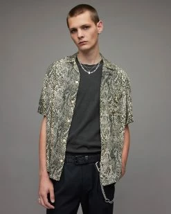 Outlet 🛒 Reptilia Snake 👕 Shirt Light Grey ⭐