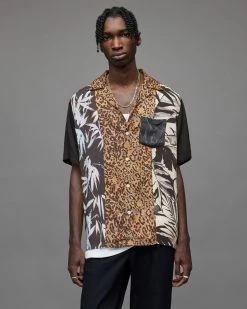 Coupon ❤️ Neos Mixed Pattern 👕 Shirt Blue 😉