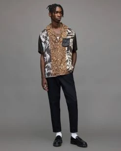 Coupon ❤️ Neos Mixed Pattern 👕 Shirt Blue 😉 -Cheap Women's Dresses Store MS096Y 8 3