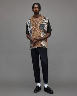 Coupon ❤️ Neos Mixed Pattern 👕 Shirt Blue 😉 -Cheap Women's Dresses Store MS096Y 8 4