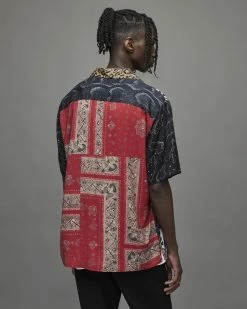 Coupon ❤️ Neos Mixed Pattern 👕 Shirt Blue 😉 -Cheap Women's Dresses Store MS096Y 8 6