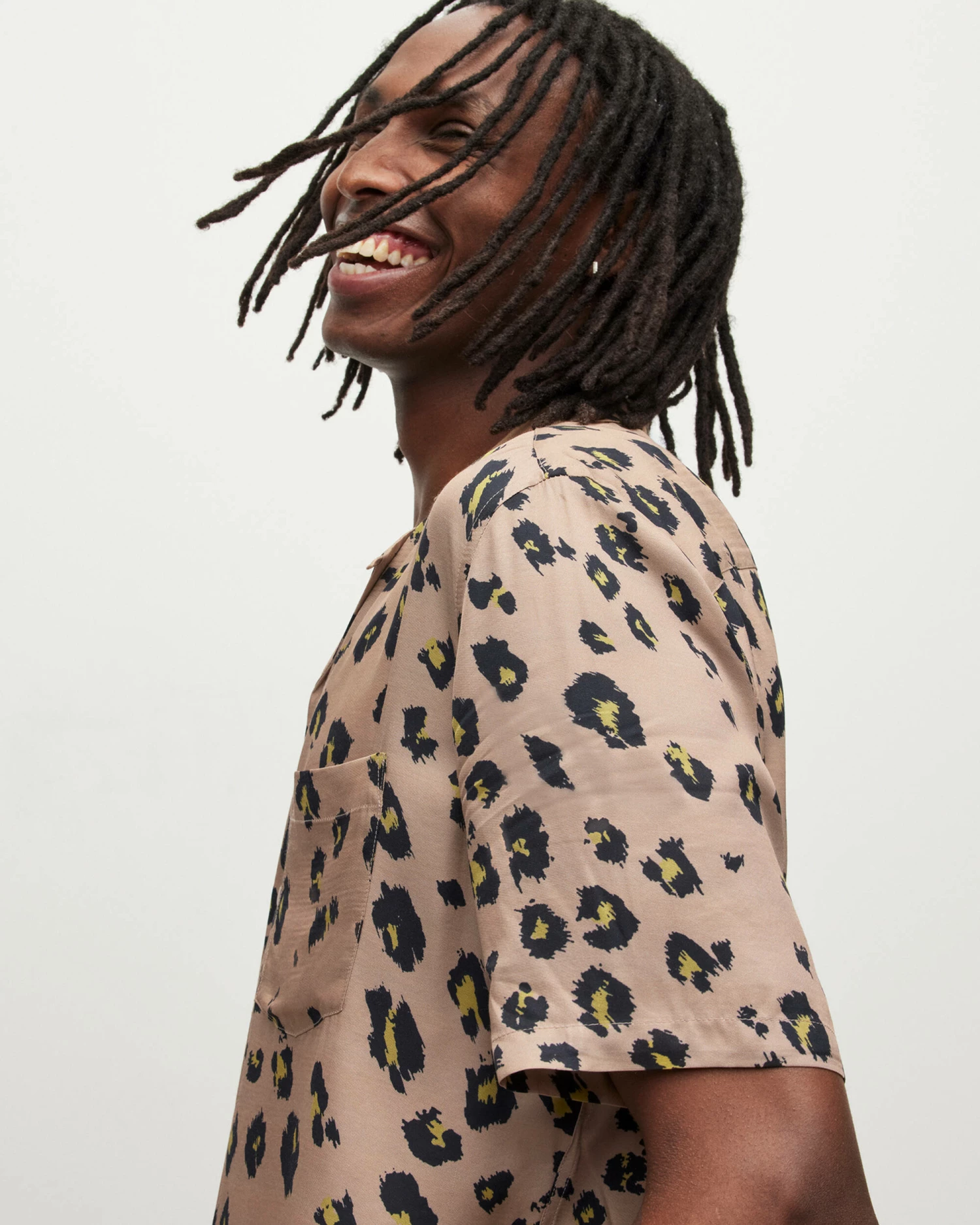 New π Manado Leopard Print π Shirt Beige π 5 New π Manado Leopard Print π Shirt Beige π - Image 5