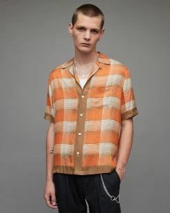 Outlet ⌛ Suburus Checked 👕 Shirt Spotlight Red 😀 -Cheap Women's Dresses Store MS168X 8001 5