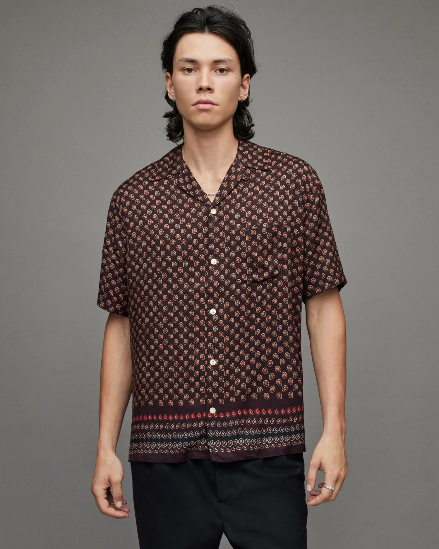 Deals π Ignis Paisley π Shirt Beaujolas Red 𧨠1 Deals π Ignis Paisley π Shirt Beaujolas Red π§¨