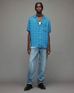 Budget 🤩 Emblem 👚 Shirt Blue 👏 -Cheap Women's Dresses Store MS171X 8 3