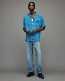 Budget 🤩 Emblem 👚 Shirt Blue 👏 -Cheap Women's Dresses Store MS171X 8 4