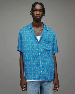 Budget 🤩 Emblem 👚 Shirt Blue 👏 -Cheap Women's Dresses Store MS171X 8 5