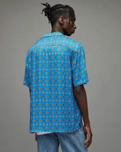 Budget 🤩 Emblem 👚 Shirt Blue 👏 -Cheap Women's Dresses Store MS171X 8 6