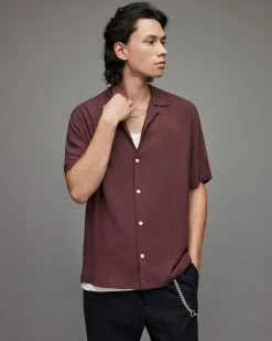 Promo 🧨 Venice Ramskull 👕 Shirt Beaujolais Red 😀