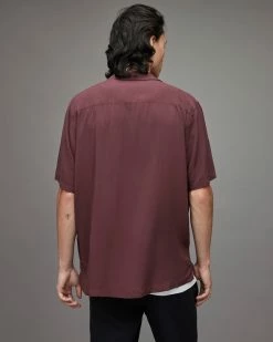 Promo 🧨 Venice Ramskull 👕 Shirt Beaujolais Red 😀 -Cheap Women's Dresses Store MS204X 7946 6