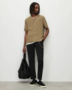 Deals ✔️ Underground 👚 Shirt KHAKI BROWN/JT BLK 👏 -Cheap Women's Dresses Store MS210Y 8503 3