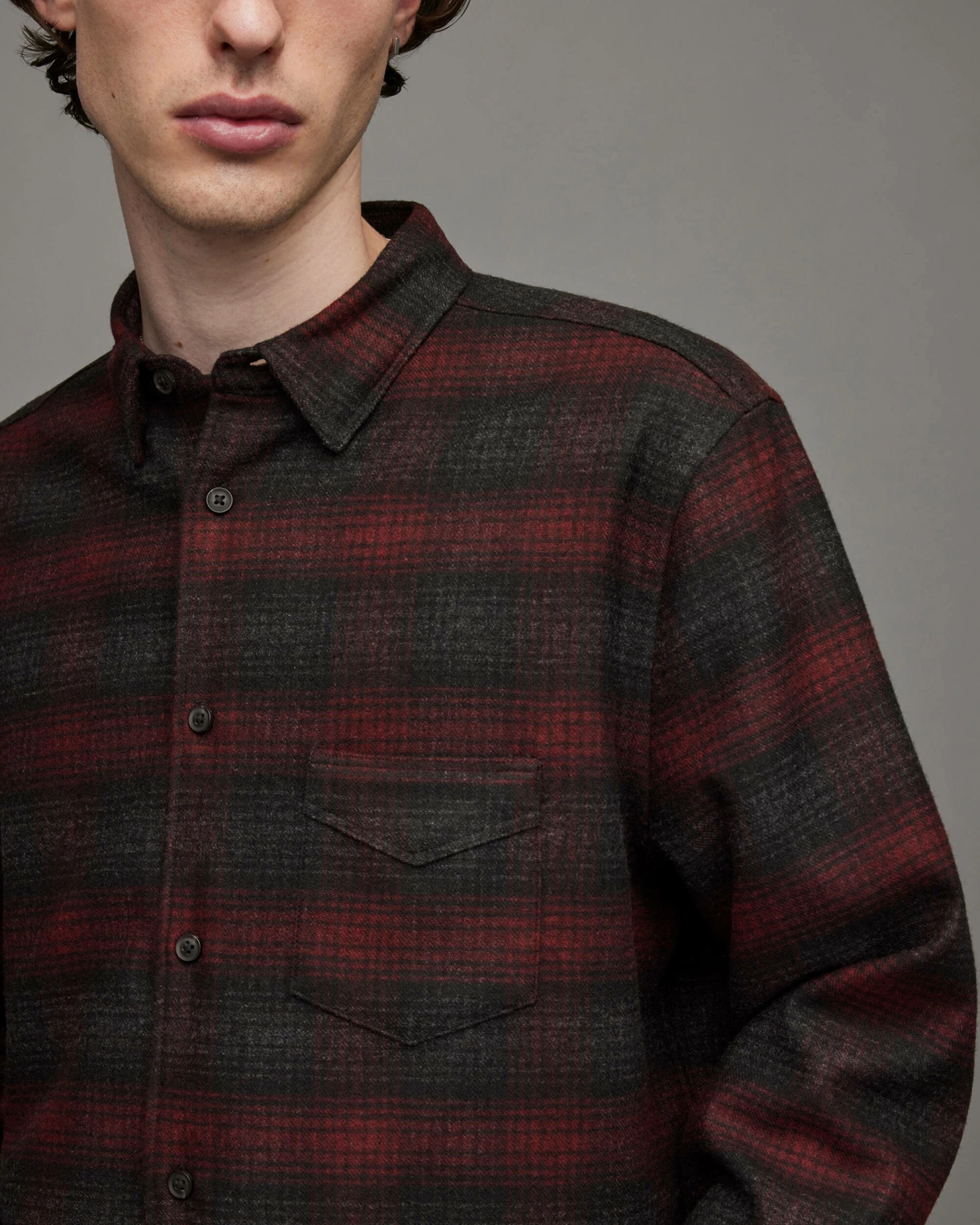 Outlet π Newhalen Check π Shirt Black/Red β 5 Outlet π Newhalen Check π Shirt Black/Red β - Image 5