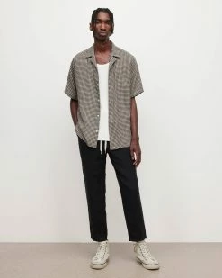 Budget 🌟 Glendale Checked 👕 Shirt Pale Taupe 🛒 -Cheap Women's Dresses Store MS232W 6877 3